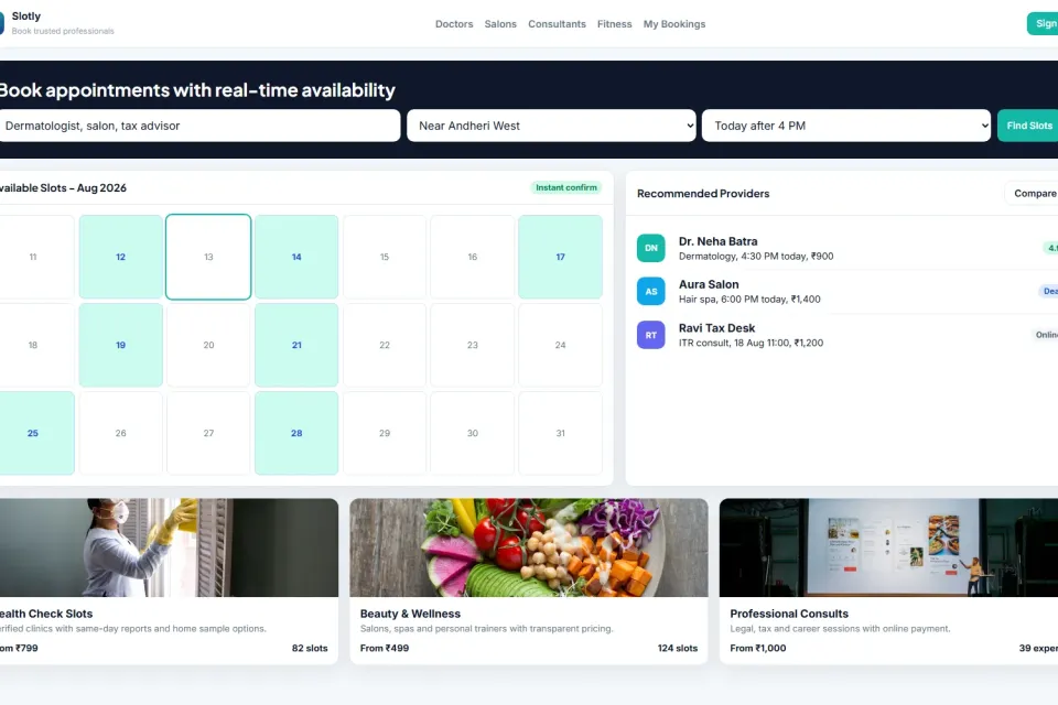 Appointment Booking Platform preview