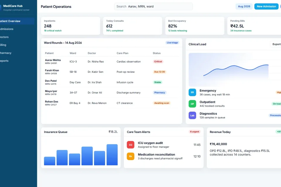 Healthcare Management Platform preview