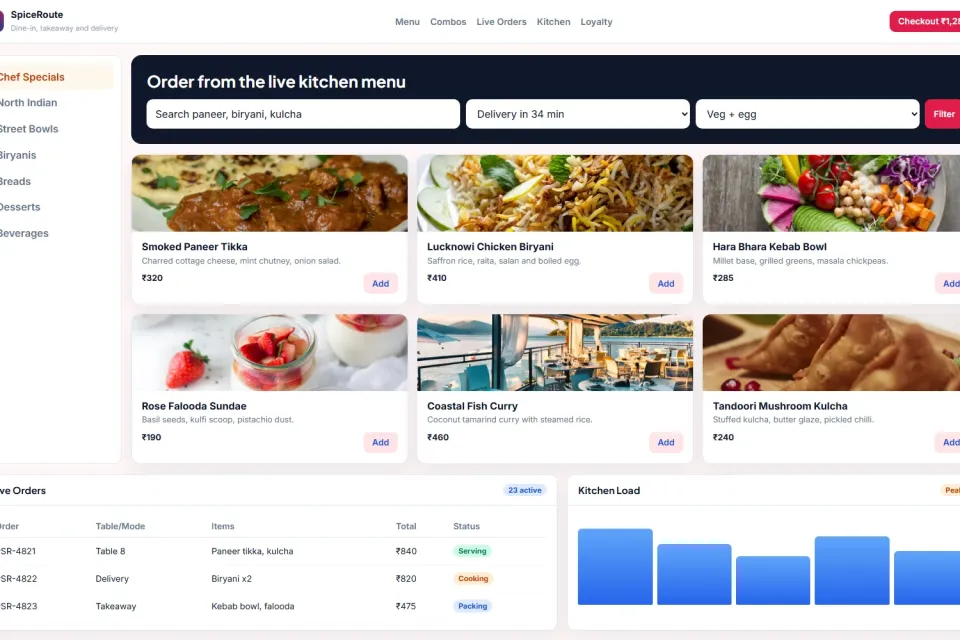 Restaurant Ordering Platform preview